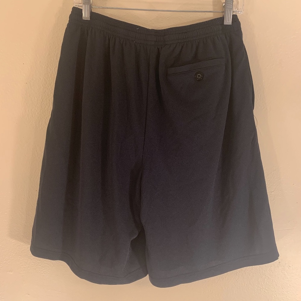 NAS Halftime Athletic Shorts Medium RARE Vintage Poly blend pinpoint mesh - Picture 2 of 2